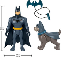 Fisher-Price DC League of Super-Pets Batman & Ace the Hound Poseable Figure