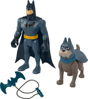 Fisher-Price DC League of Super-Pets Batman & Ace the Hound Poseable Figure