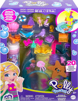 Polly Pocket HHH51 Bubble Aquarium with Pool, Micro Polly and Mermaid Doll