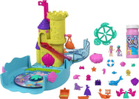 Polly Pocket HHH51 Bubble Aquarium with Pool, Micro Polly and Mermaid Doll