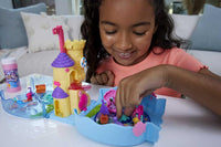 Polly Pocket HHH51 Bubble Aquarium with Pool, Micro Polly and Mermaid Doll