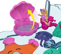 Polly Pocket HHH51 Bubble Aquarium with Pool, Micro Polly and Mermaid Doll