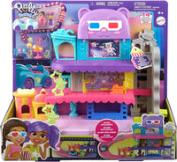 Polly Pocket Dolls HPV39 Pollyville Drive-In Movie Theatre Playset