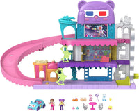 Polly Pocket Dolls HPV39 Pollyville Drive-In Movie Theatre Playset