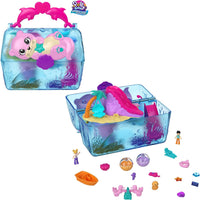 Polly Pocket Sparkle Cove Adventure Playset HPV40 with Dolls and Carry Case