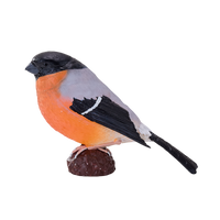 Bullfinch Bird Toy Realistic Wildlife Figurine