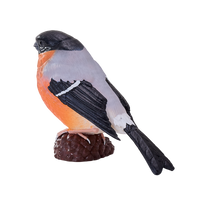 Bullfinch Bird Toy Realistic Wildlife Figurine