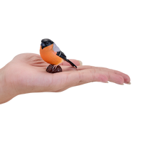 Bullfinch Bird Toy Realistic Wildlife Figurine