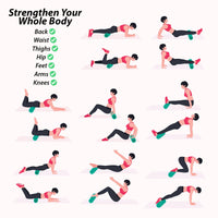 Yoga Foam Roller Black  AS-04045