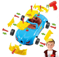 PACK OF 2 Build Your Own Toy Car with 30 Pieces & Electric Drill for 3+ Years