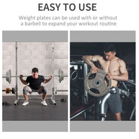 2" Olympic Weight Plates Set of 2 for Strength Training with Weight 2 x 10kg