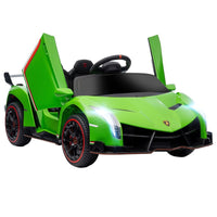 Lamborghini Veneno Licensed Electric Ride-on Car with Remote GREEN