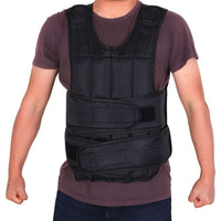 10KGS Adjustable Weight Vest Running Gym Training Weight Loss Black
