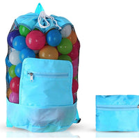 Doodle Nylon Toy Storage Bag and Play Mat BLUE