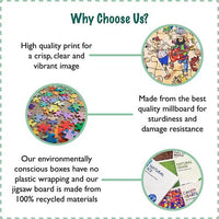 It's Just Wild Animals, Ricardo Galvao, 1000 Piece Jigsaw Puzzle