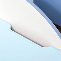 HOMCOM Kids Wooden Toy Box Children Storage Chest Bench Organiser Bedroom Blue