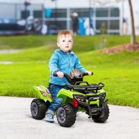 HOMCOM 6V Kids Electric Ride on Car Toddler Quad Bike ATV for 18-36 months GREEN