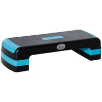 HOMCOM Aerobic Step Three-Level Adjustable Exercise Stepper for Home Office