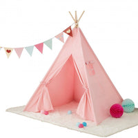 Neo Large Canvas Children Indian Tent TeePee Kids Wigwam Playhouse