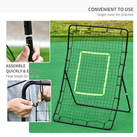 Rebounder Net Target Ball Baseball Kickback Training Equipment Play