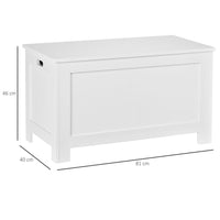 Large Storage Box Toy Chest  with Lid & Safety Hinges