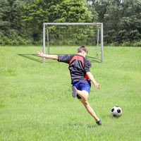 SPORTNOW 6ft x 2ft Football Soccer Goal Simple Set Up Football Training Net