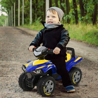 Goodyear Baby Quad Ride-On Walker with Lights Horn Storage 18-36 Months