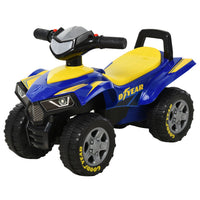 Goodyear Baby Quad Ride-On Walker with Lights Horn Storage 18-36 Months