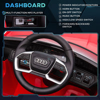 AUDI e-tron 12V Kids Electric Ride-On Car with Remote Control Lights Music RED
