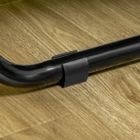 ZONEKIZ 4.6FT Trampoline with Enclosure Net Bungee Gym Yellow