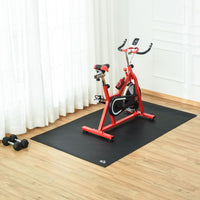 HOMCOM 6mm Thick Gym Equipment Mat Non-slip Floor Protector Mat 180 x 90 x 0.6cm