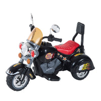 HOMCOM 6V Kids Electric Motorbike Child Ride On Toy with Lights Sound Black