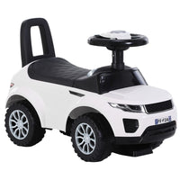 HOMCOM 3-in-1 Ride On Car Foot To Floor Slider Toddler with Horn Steering WHITE