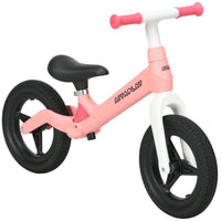 AIYAPLAY Baby Balance Bike Training Bike with Adjustable Seat and Handlebar Pink