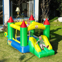 HOMCOM Bouncy Castle with Slide Inflatable Bouncer Kids Jumper Bounce Castle