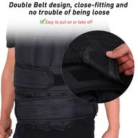 10KGS Adjustable Weight Vest Running Gym Training Weight Loss Black