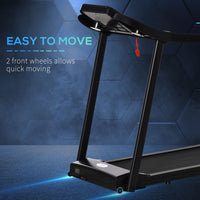 HOMCOM Treadmill 1.5HP Electric Motorised Running Machine with LED Display
