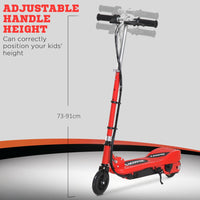 HOMCOM Folding Kids Electric Scooter 7-14 Adjustable Battery Power PU Wheels