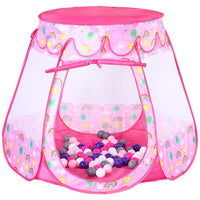 SOKA Playhouse Tent Pop Up Indoor Outdoor Garden Playhouse with 100 Coloured Balls