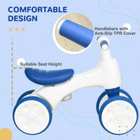 AIYAPLAY Baby Balance Bike for Ages 18-36 Months with Anti-Slip Handlebars No Pedal