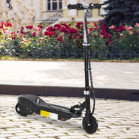 HOMCOM Folding Kids Electric Scooter 7-14 Adjustable Battery Power PU Wheels