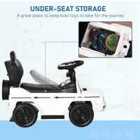 MERCEDES Benz G350 Ride-on Sliding Car Floor Slider Stroller Kids Vehicle White