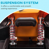 McLaren MCL 35 Liveries Licensed 12V Quad Bike with Suspension Wheels Orange