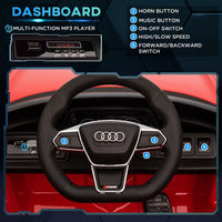 Audi RS e-tron GT Licensed 12V Kids Electric Ride on with Remote RED