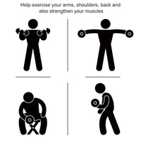 HOMCOM 30KG Adjustable Dumbbells Weight Set Hand Weight for Body Fitness