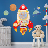 Soka Wooden Toy Deco for Children Toddler ROCKET