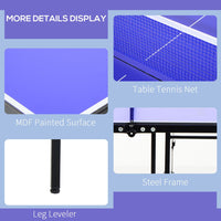 Table Tennis Mini Ping Pong Folding Portable Set Games Play Sport Net