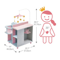 Olivia's Little World Baby Doll Changing Table Station Doll Furniture TD-0203AG