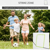 Rebounder Net Aid Multi-Sports Baseball Goal Play Teens Adults Softball Training