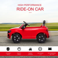 Audi RS Q8 6V Kids Electric Ride On Car Toy with Remote USB MP3 Bluetooth RED